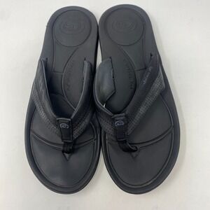 Cabian Thongs Sandals Flip Flops Summer Water Flats Black‎ Women's Size 5/6